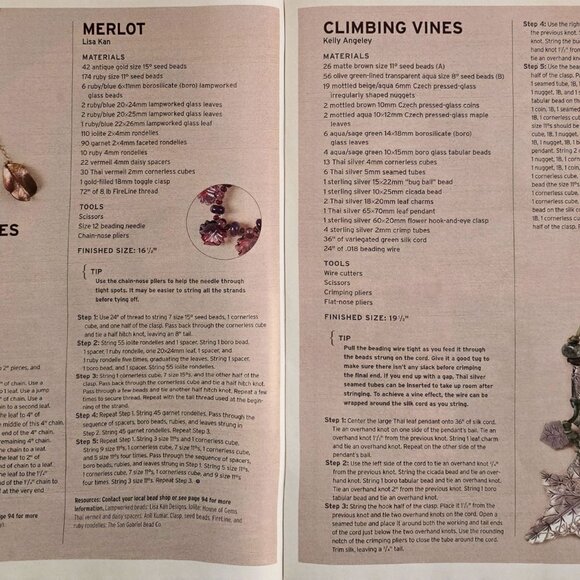 Stringing Magazine Fall 2007 100 Ideas For Making Fabulous Fall Jewelry - Picture 12 of 16